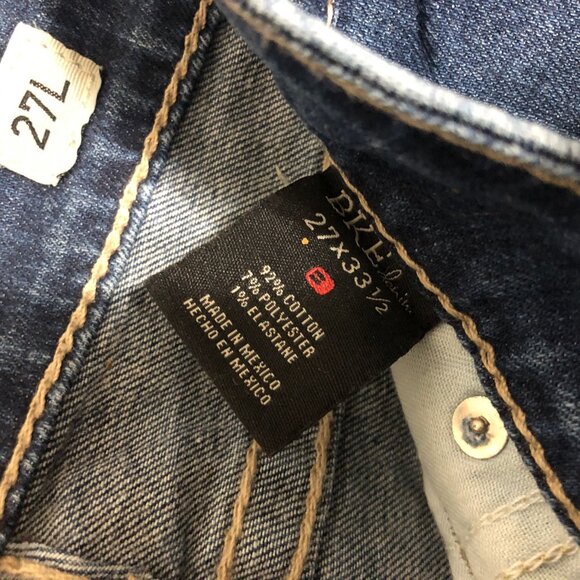 BKE Denim Dakota Womens Boot Cut Jeans Size 27L - Picture 5 of 5